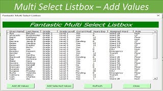 Fantastic Multi Select Listbox [upl. by Theola405]