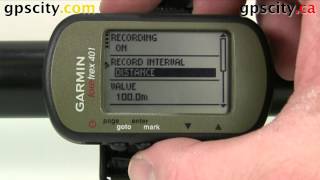 Setup Track preferences on the Garmin Foretrex 401 [upl. by Ewolram893]