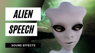 👽 Alien Speech Sound  👽 Sound Effect  👽 Animation [upl. by Tadeas253]