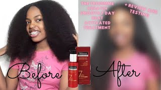 TRESEMME KERATIN SMOOTH 7 DAY HEAT ACTIVATED TREATMENT REVIEW [upl. by Noteloc969]