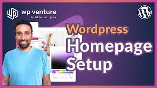 How to Setup a Homepage in WordPress [upl. by Sokram819]