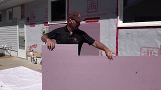 How To Install Styrofoam Insulation On A Homes Exterior [upl. by Grindlay]