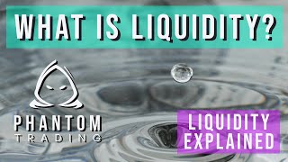 What Is Liquidity  Forex Liquidity Concepts Explained  Phantom Trading [upl. by Kassity]