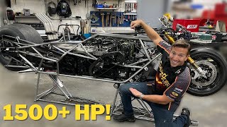 How TOP FUEL MOTORCYCLES are made [upl. by Ahsitra]