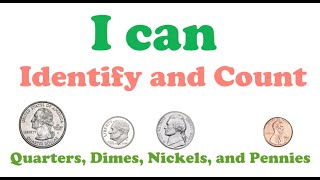 Counting Money Quarters Dimes Nickels Pennies [upl. by Hairim]