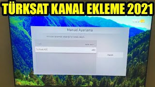 SAMSUNG TV DAHİLİ UYDU YENİ KANAL EKLEME OTOMATİK TARAMA [upl. by Girardi]