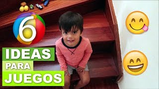 6 Juegos sencillos para niños de 2 a 3 años [upl. by Yojenitsirk]