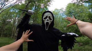 GHOSTFACE VS PARKOUR POV  SCARY MOVIE [upl. by Karilla]