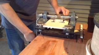 Homemade leather embossing machine [upl. by Portia544]