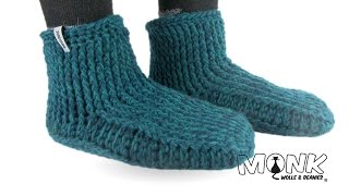 MonkGammlos Hüttenschuhe häkeln Teil 2 [upl. by Patterman]