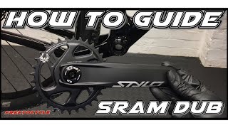 SRAM TRUVATIV DUB Crankset Removal amp Installation Guide [upl. by Lemrej148]