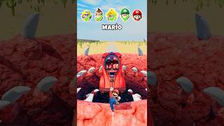 Mario Car Jump Challenge with Donkey Kong  Wario  Luigi  Princess Peach  Mario [upl. by Trinetta]