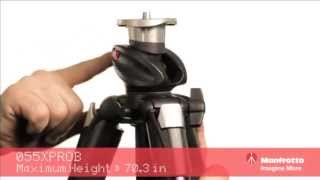 Manfrotto 055XPROB Aluminum Tripod [upl. by Naliorf]