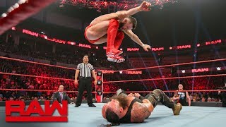 Finn Bálor vs Braun Strowman Raw Jan 21 2019 [upl. by Sayer]