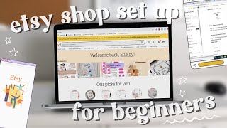 How to Set Up an Etsy Store for Your Digital Products Step By Step Tutorial [upl. by Aleece]