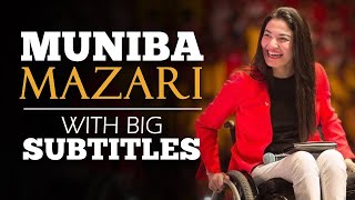 ENGLISH SPEECH  MUNIBA MAZARI  We all are Perfectly Imperfect English Subtitles [upl. by Nnuahs]