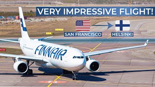 TRIPREPORT  Finnair ECONOMY  Airbus A330300  San Francisco  Helsinki [upl. by Trish]