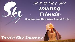 Sky Children of the Light How To Invite Friends to Sky [upl. by Ettenuahs5]