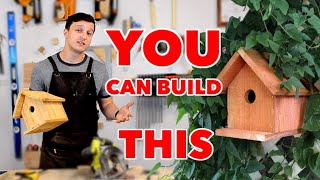 EASIEST DIY Birdhouse with Minimal Tools Every Step Explained [upl. by Namya]