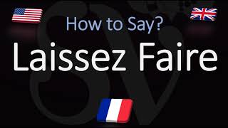 How to Pronounce Laissez Faire CORRECTLY English American French Pronunciation [upl. by Suoirtemed]