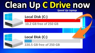 How to Clean C Drive in Windows  Make Your Laptop Faster [upl. by Chelsea]