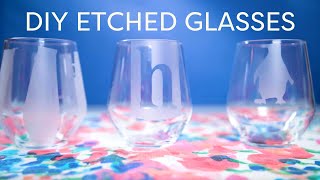 Glass Etching Tutorial for Beginners [upl. by Ennaj352]