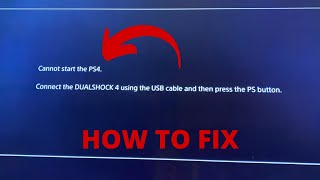 Cannot Start the PS4  Safe Mode Loop  How to Fix [upl. by Bodnar]