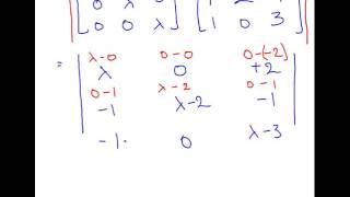 Characteristic Polynomial of a Matrix [upl. by Aicela]