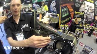 NIKBeatTV Duallist Triple Drum Pedal  NAMM [upl. by Annua]