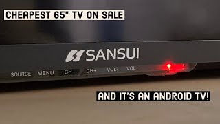 Review Sansui 65quot 4K Android TV ES65E1A [upl. by Mchenry]