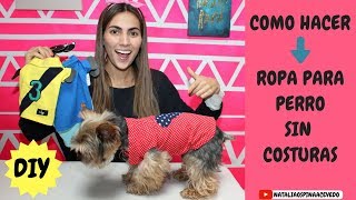 COMO HACER ROPA PARA PERRO  DIY  MASCOTAS [upl. by Flavius]