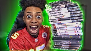 PLAYING EVERY SINGLE MADDEN NFL GAME IN ONE VIDEO [upl. by Elleryt]