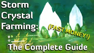 Storm Crystal Farming The Complete Guide  No Mans Sky FAST MONEY [upl. by Buna466]