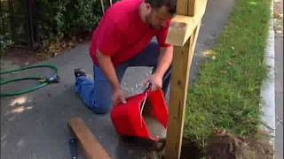 How to Install a New Mailbox Post [upl. by Grindlay924]