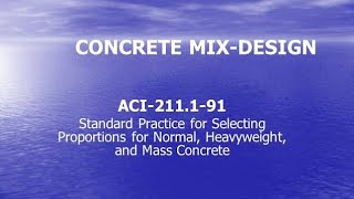 Concrete Mix Design In UrduHindiACI 211 [upl. by Nyvek337]