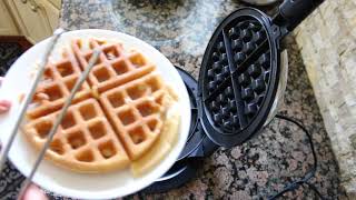 Demonstration and Review on Oster Flip Belgian Waffle Maker  CKSTWFBF10 [upl. by Yeliac]