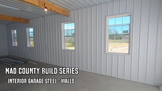 Garage Interior  Steel Walls [upl. by Yelrihs]