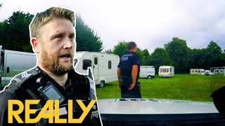 Officers Get In A Scuffle With Travellers  Cops UK Bodycam Squad [upl. by Leatri]