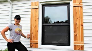 The 30Minute Cedar Shutters  Easy DIY Project [upl. by Wendolyn]