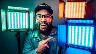 Best RGB Lighting Setup for YouTube Videos GVM 800D LED Lighting Kit Review [upl. by Eiramlatsyrk]