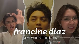 FRANCINE DIAZ IG LIVE 070124 [upl. by Eelymmij]