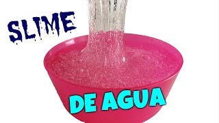 Haz SLIME DE AGUA Probando recetas de 💦Water Slime💦 [upl. by Arekahs]