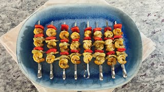 Air Fryer Skewers I Pampered Chef [upl. by Ahseim]