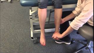 MMT  Ankle Dorsiflexion and Subtalar Inversion [upl. by Michael121]