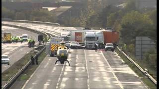 At least seven dead in horrific M5 motorway smash [upl. by Mellitz]