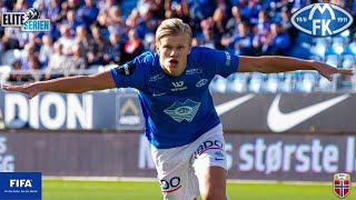 ERLING HÅLAND All Goals in Molde FK 6817  201018 [upl. by Ahsyla]