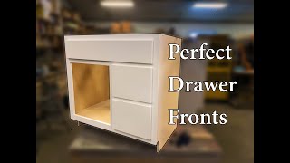 How to install perfect drawer fronts [upl. by Aerdied]