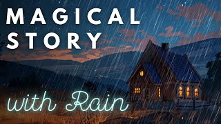 Magical Story with RAIN  Bonfire Night  Storytelling and Rain [upl. by Larianna]