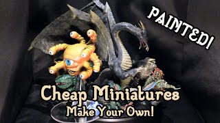 Make Your Own DampD Miniatures Showcase [upl. by Zetrac571]