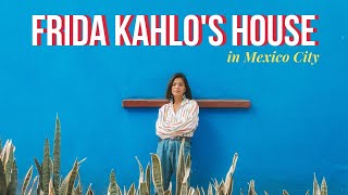 Inside Frida Kahlos home in Mexico City  MEXICO TRAVEL [upl. by Aldercy]